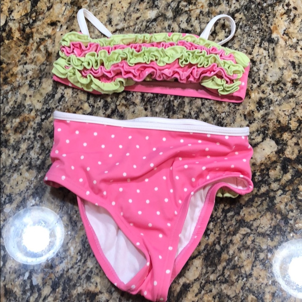 Heartstrings size 6X bikini with ruffles